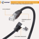 Industrial GigE Ethernet CAT 6 Cable with RJ-45 Right Angle UP Connector – Kyptec Automation®