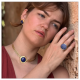 Luxe Lazuli Earrings