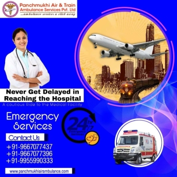 Opt for an Air Ambulance from Delhi with Emergency Patient Relocation by Panchmukhi
