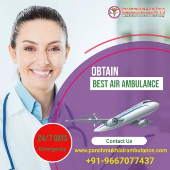 Get an Air Ambulance from Chennai with a Trusted ICU facility by Panchmukhi