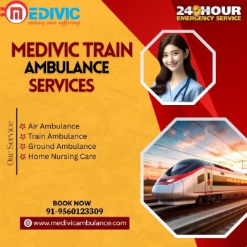 Medivic Manage the Shifting with Complete Clearness in Patna in a Train Ambulance