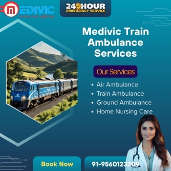 Medivic Train Ambulance Services Provides a Smooth Journey in Guwahati