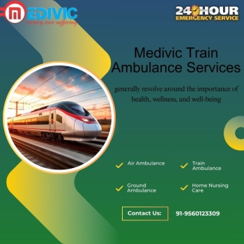 Medivic Train Ambulance in Mumbai transfers critical patients without Issue and on time
