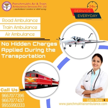Choose an Air Ambulance from Delhi with an Advanced Medical Setup by Panchmukhi
