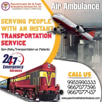 Hire an Air Ambulance from Dehradun with Highly Advanced Medical Attachments by Panchmukhi
