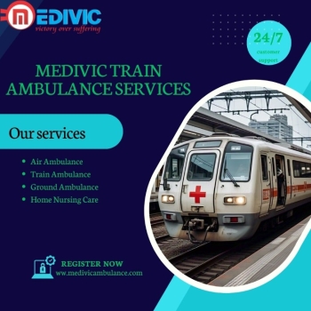Utilize Medivic Train ambulance services in Kolkata to receive all-encompassing transfer assistance