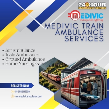 Medivic Train Ambulance Services in Bangalore Gives Required Help at the Right Time