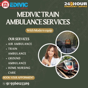Get a Secure Patient Transfer in Guwahati with Medivic Train Ambulance Service