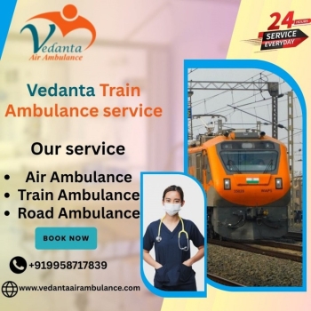 Vedanta ensures that Long Routes are aligned with Healing Needs in Ranchi in a Train Ambulance