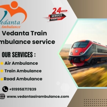 Vedanta Ambulance provides immediate assistance through train-based transit in Ranchi
