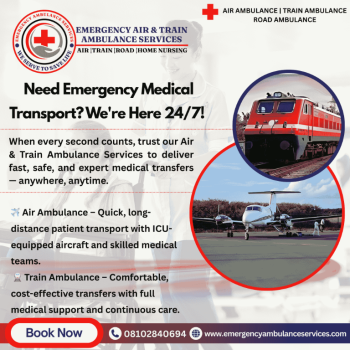 You Can Be Relaxed By Emergency Air Ambulance Services in Patna in Needful Moments