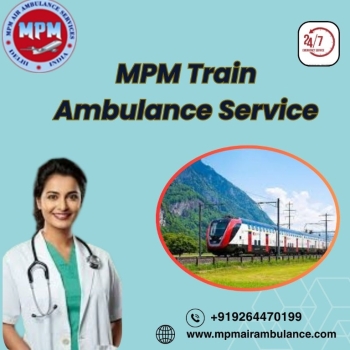 MPM Train Ambulance in Siliguri maintains the highest level of hygiene
