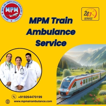 MPM Train Ambulance maintains the highest standards of cleanliness in Allahabad
