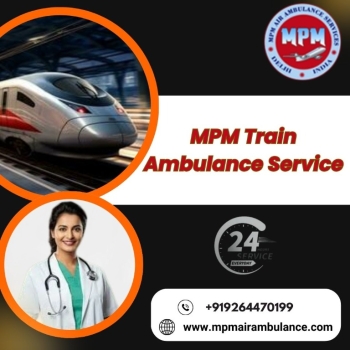 MPM got a fast train ambulance in Varanasi for serious patients
