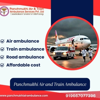 Panchmukhi Train Ambulance in Guwahati provide everything you need during transfers