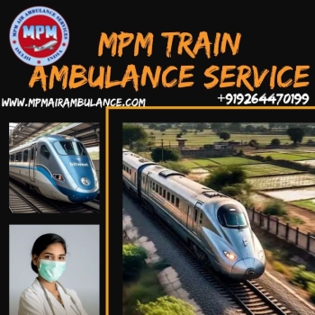 In Guwahati, MPM Train Ambulance has a dedicated medical team