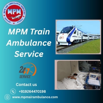 MPM Offers Assistance Outside the Hospital in Silchar in a Train Ambulance