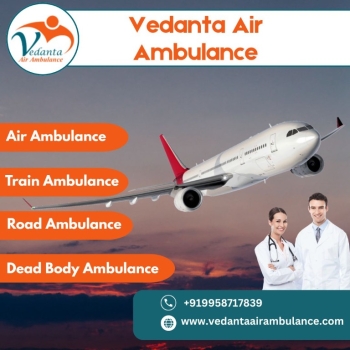 Safest Air Ambulance for Comfortable Patient Transfer from Kolkata via Vedanta