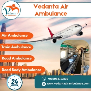 Low-cost and Swift Air Ambulance with Qualified Paramedics from Mumbai via Vedanta