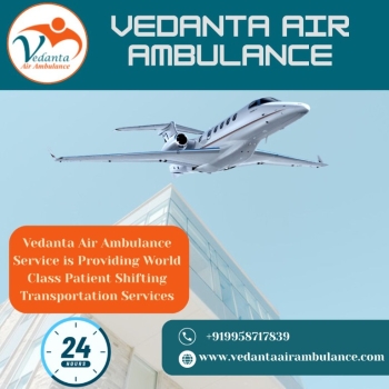 Book a Reliable Air Ambulance with a Medical Specialist from Kolkata via Vedanta