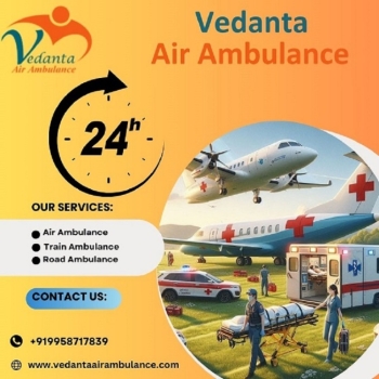 Hire Vedanta Air Ambulance Service in Allahabad with Superb Medical Equipment at Lowest Price