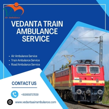 Vedanta Ambulance provides health assistance in moving trains without delay in Patna