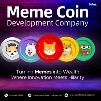 Leading Meme Coin Development Company - Beleaf Technologies