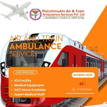 Choose Superb Air Ambulance with a Commendable Medical Team from Guwahati by Panchmukhi