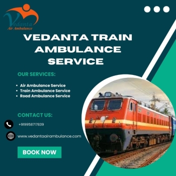 Vedanta makes emergency long distance transportation easier using train ambulance in Varanasi
