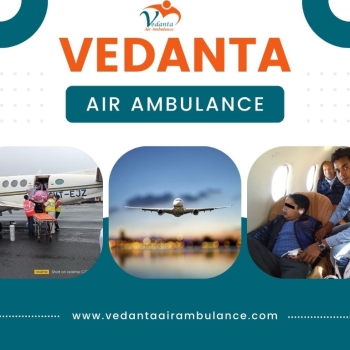Excellent Air Ambulance with Medical Setup from Mumbai via Vedanta