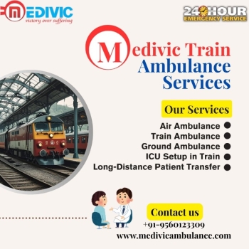 Medivic Never Leave Anything Unturned during Transit in Patna in its Train Ambulance