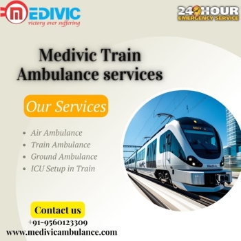 The Top Medivic Train Ambulance Services in Guwahati with Medical Professionals Ensuring Safe Outcomes