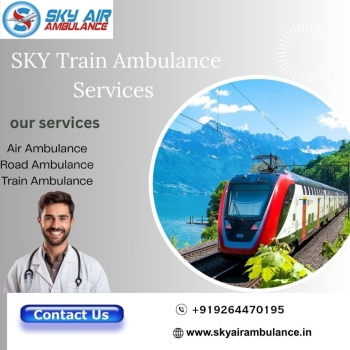 With its train ambulance, Sky offers a convenient means of transportation outside of Mumbai