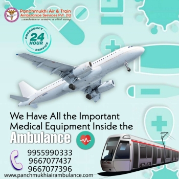 Choose Panchmukhi Air Ambulance to shift your ailing from Delhi with Medical Facilities