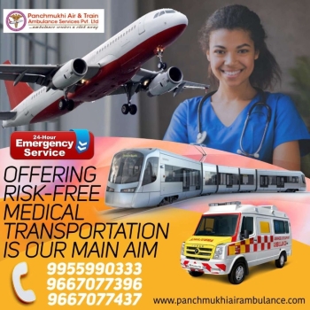 Get Effective Medical Care by Panchmukhi Air Ambulance from Kolkata