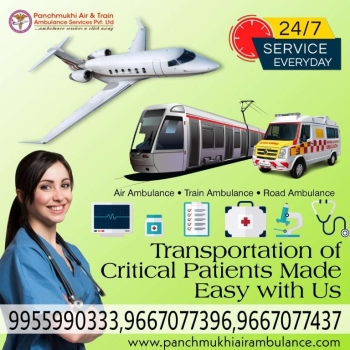 Take Medical Care through Panchmukhi Air Ambulance from Guwahati