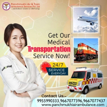 Get Now Panchmukhi Air Ambulance from Mumbai with Top Medical Facility