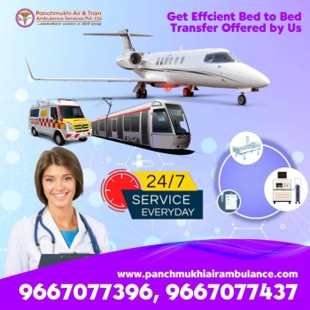 Get a Superior Medical Attachments Air Ambulance from Bangalore by Panchmukhi