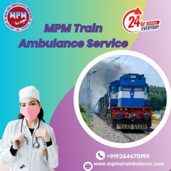 MPM Ambulance has fully calibrated train coaches for transfer of patients in Jabalpur