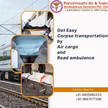 Panchmukhi Ensures everything is done With Attention in Patna in a Dead Body Ambulance