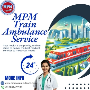MPM never puts a transit burden on the family in Indore with its train ambulance