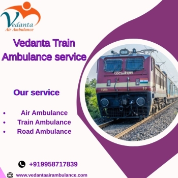 Vedanta makes sure they do all the necessary transit steps in a train ambulance in Kolkata