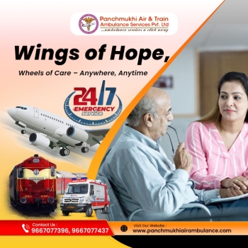 Try the Best Capability of Panchmukhi Air Ambulance in Patna