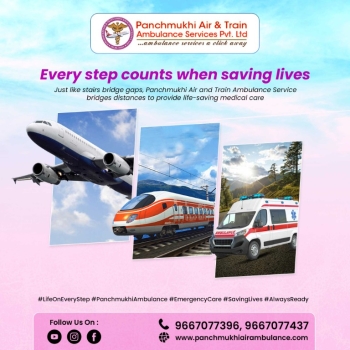 Round the Clock Services by Panchmukhi Air Ambulance Mumbai
