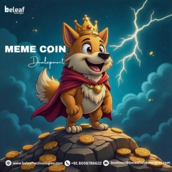Custom Meme coin development - Beleaf Technologies