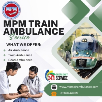In times of emergency, MPM Train Ambulance in Bangalore is your reliable partner