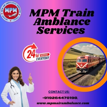 An Oxygen Facility is Provided to Patients in the MPM Train Ambulance in Raipur