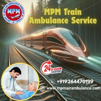 MPM Advanced Transit Allahabad provides a medical facility in its train ambulance with easy steps