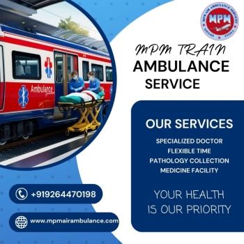 MPM Transit Process Begins with Clear Planning in Patna in its Train Ambulance