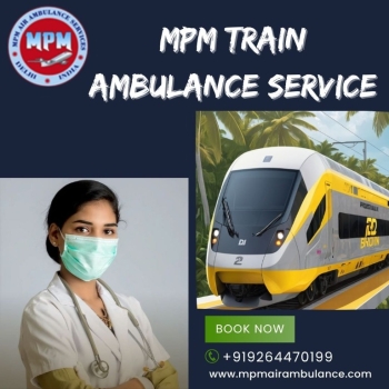 When transporting in Guwahati, MPM Train Ambulance gives the right medication